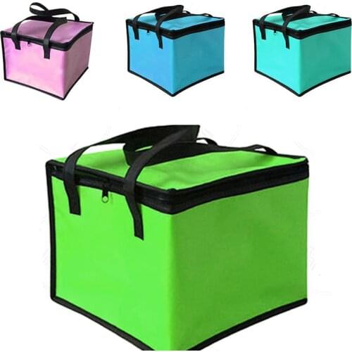 Foldable Large Cooler Bag Portable Food Cake Insulated Bag Aluminum Foil Thermal Box Waterproof Ice Pack Lunch box Delivery Bag