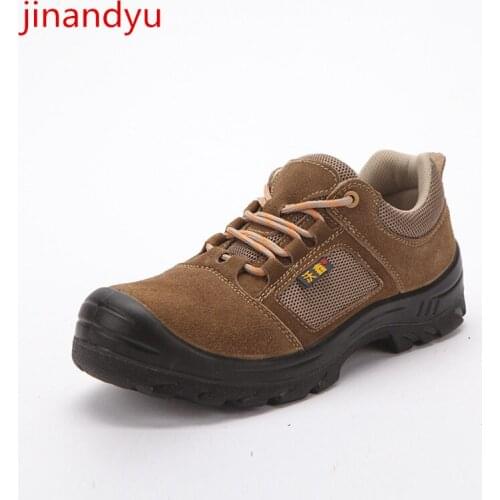 Comfort Safety Shoes Mens Boots Working Shoes for Men Anti-Smashing Boots Steel Toe Cap Boots Male Sneaker for Men Footwear