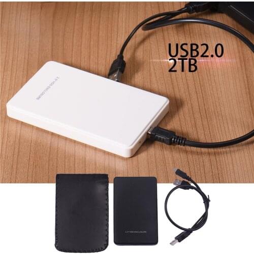 2TB Hard Disk HDD Enclosure SATA Case Hard Disk Box USB 2.0 Laptop Computer Accessories Drop Shipping Office Electronics Hot