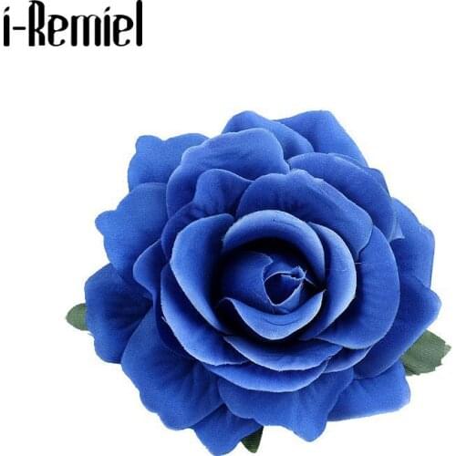 New Fabric Rose Flowers Brooches Cloth Art Lapel Pins Cardigan Corsage Fashion Jewelry Gifts for Women Accessories
