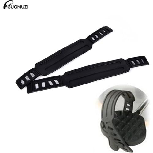 1pair Bicycle Cycling Pedal Straps Belts Fix Bands Tape Generic For More Stationary Fitness Exercise Bike