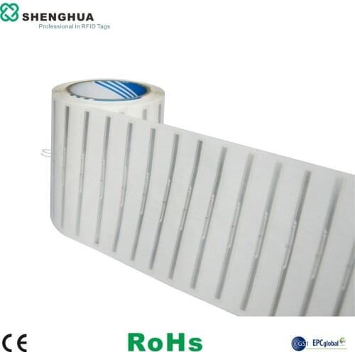 10pcs/pack Copper Paper RFID UHF Passive Tag 860-960MHz Roll Label Sticker For Book Management