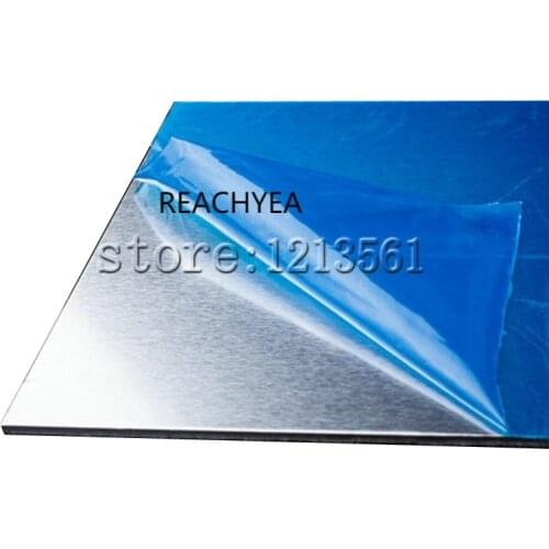 2*300*300mm Aluminum 1060 Sheet Pure Aluminium Plate DIY Material Free Shipping