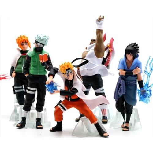 7 Styles Japan Anime Naruto Character Action Figures Kakashi Sakura Sasuke Itachi Obito Gaara Doll Vinyl PVC Model Figure Toys