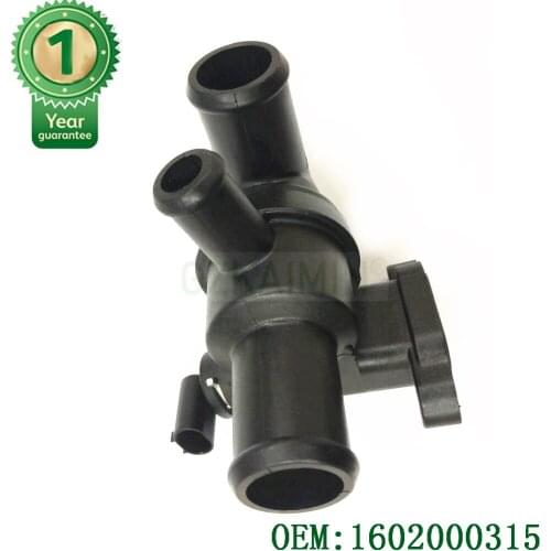 Car Auto Aluminum Engine Cooling Thermostat Housing Cover Assembly for City-Coupe/ForTwo Roadster Cabrio 1602000315