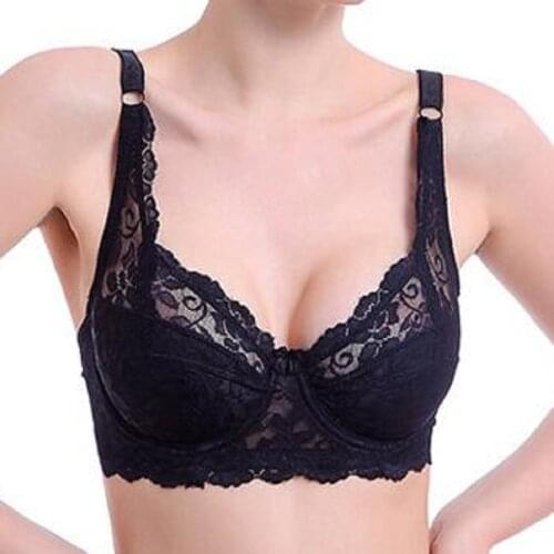 New fashion push up bra thin cup lace brassiere sexy underwear for Women B cup bralette lingerie bras for women lady