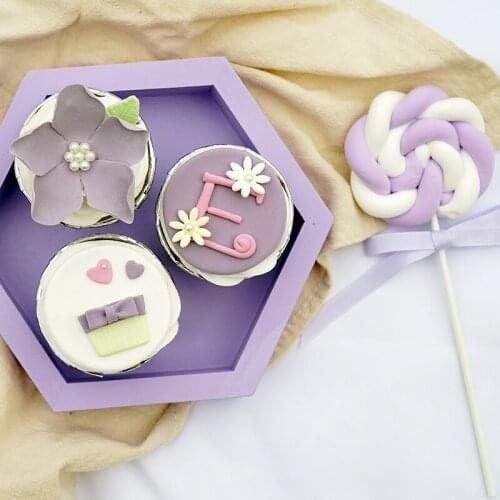 Dessert plate handmade cupcake tray cake tools for party decoration perfume/ makeup/jewelry storage plate sweet table