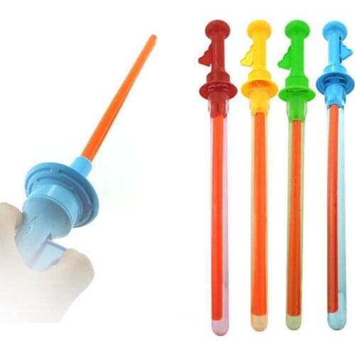 Children Lovely Fun Outdoor Toys Bubble Giant Bubble Sword Wand Color Randomly