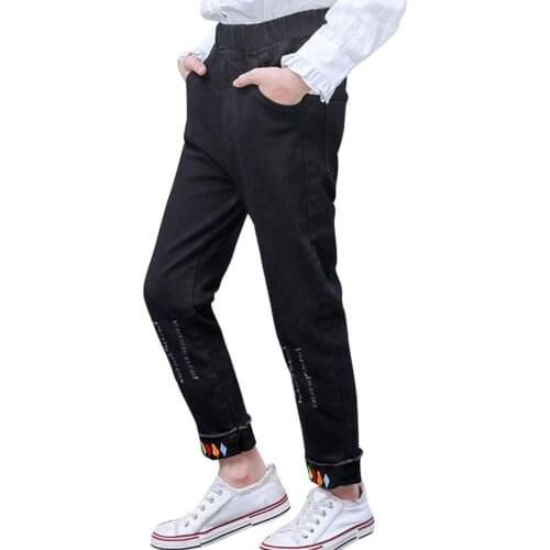 Jeans For Girls 2021 Newest Jeans For Girls Casual Style Kid Jeans Spring Autumn Childrens Jeans Clothes 6 8 10 12 14