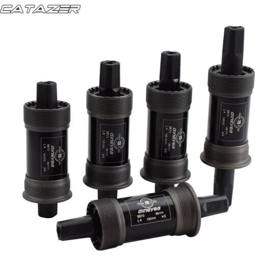 MTB Bicycle Bottom Bracket 68*110.5 113 116 118 120 122.5 124.5 126 127.5mm Square Road Mountain Bike BB Sets