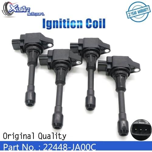 XUAN Ignition Coil 22448-JA00C For Nissan Cube Altima Rogue Sentra X-Trail Tiida Pathfinder NV200 Versa Infiniti QX60 FX50 M56