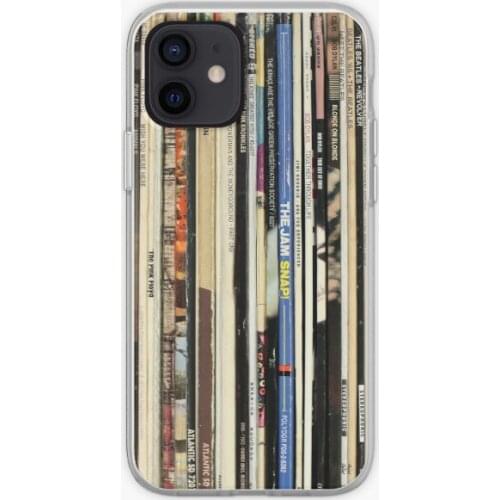 Classic Rock Vinyl Records Phone Case for iPhone 6 6S 7 8 Plus X XS XR Max 5 5S SE 11 12 13 Pro Max Mini TPU Silicon Fashion