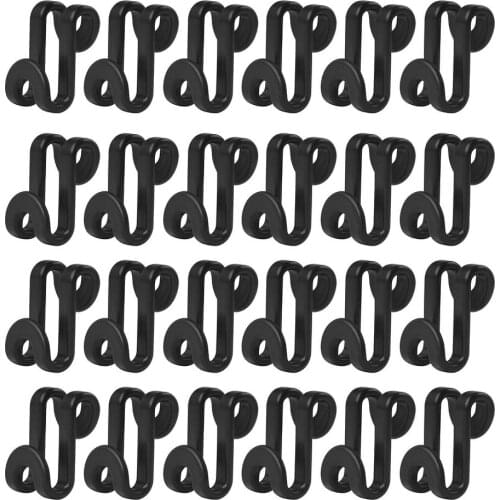 6/12/24PCS Hanger Hook Set Hanger Connection Hook Clothes Hanger Extender Clips For Closet Saving Closet Storage Space