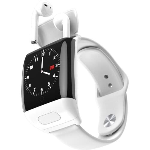The New 2021 Smart Bluetooth Headset Electronic Watch Two-in-one Smart Watch TWS Bluetooth Headset Smart watch
