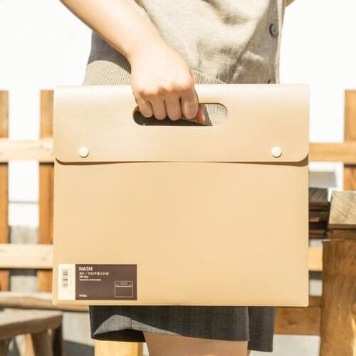 Transparent File Folder A4 Organizer Portable Business File Office Supplies Document Holder Carpeta Archivador