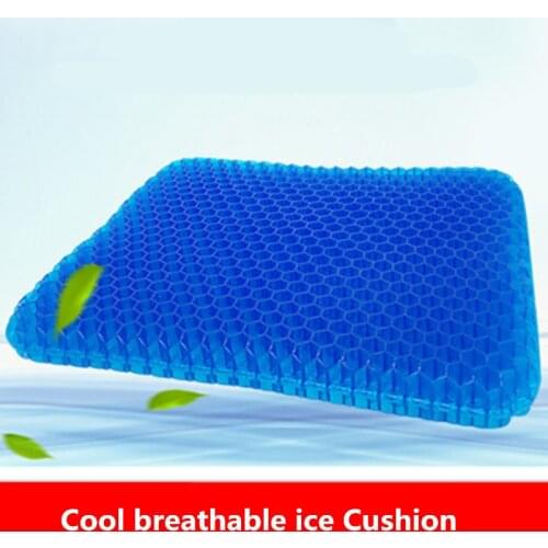 Seat Cushion Pillow Non Slip Chair Para Breathable Honeycomb Prevents Soft Sit Cushion Sweaty Bottom for Office Car Wheelchair