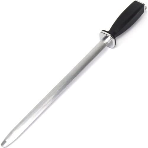 10 inch Professional Chef Knife Sharpener Rod Diamond Sharpening Stick Honing Steel for Knife