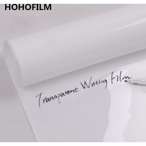 HOHOFILM Roll 10m/20m/30m Whiteboard Film Writing Film School/Office/Home Writing Vinyl Roll adhesive Sticker on smooth surface
