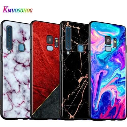 Gold Pink Marble Silicone Cover For Samsung Galaxy A9 A8 A7 A6 A6S A8S Plus A5 A3 Star 2018 2017 2016 Phone Case