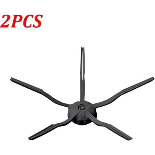 2PCS Black 5 Arms Side Brush for Xiaomi for Roborock S6 S5 MAX S50 S55 E35 E2 Robot Vacuum Cleaner Replacement Parts