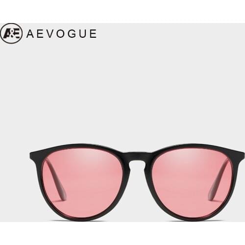 AEVOGUE New Men Women TR Fashion Classic Polarized Sunglasses Round Retro Sun Glasses Brand Designer UV400 AE0770