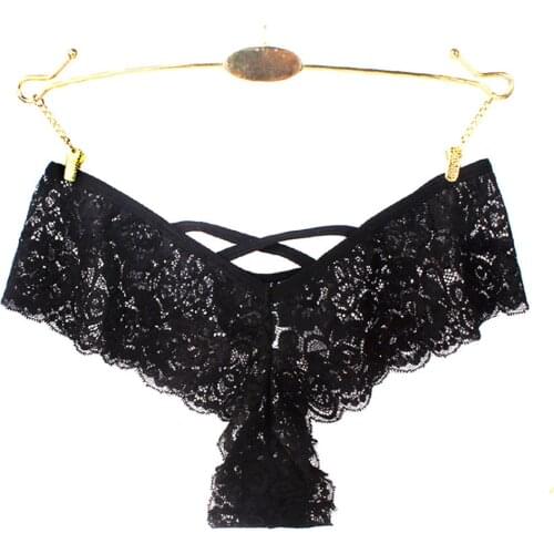 Low Rise Thong Woman Floral Lace Womens Plus Size Thongs M-XXL Super Sexy Cotton Crotch Female G String Calcinha Culotte Femme