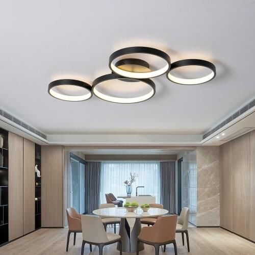 UMEILUCE Creative 4 Lights Modern Led Ceiling Lamp for Dining Living Room Bedroom Hotel Surface Mounted Deco AC85-265V