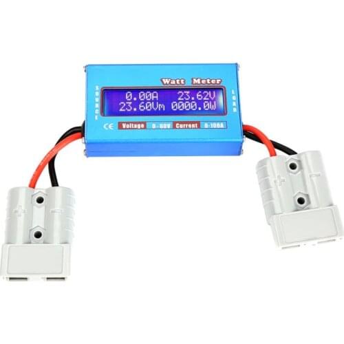 Watt Meter 0-100A 0-60V High Accuracy DC Power Analyzer Watt Volt Amp Energy Meter Analyzer Tool Power meter 1 pcs