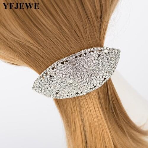 YFJEWE Fashion Trendy Silver\Gold Vintage Hair Wear For Women Crystal Hair Wear Accessory Jewelry For Women Girl Gift #H059