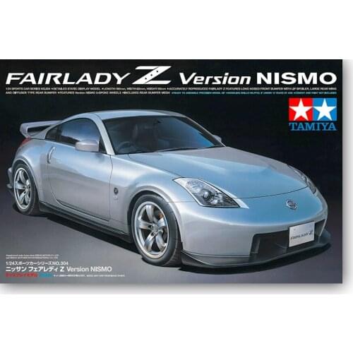1/24 Tamiya Plastic Assembly Car Model Toy Nissan Fairlady Z Version NISMO DIY Assembly Kit #24304