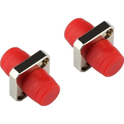 10pcs/lot FC to FC Optical Fiber Adapter Connector Flange Coupler