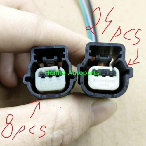 3Pin 31404-3700 Reversing Radar Harness Socket Connector With 10cm wire