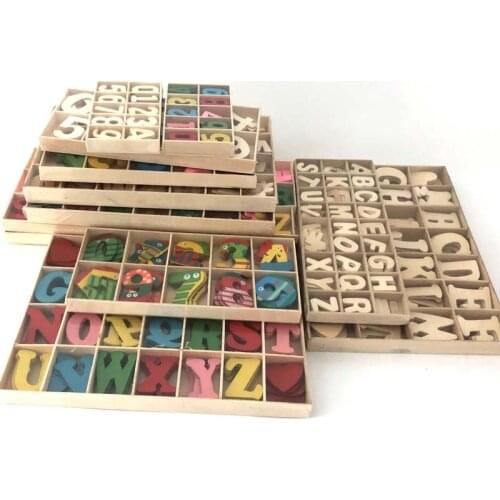 English Letter/number Set Wood Scrapbooking Alphabet Party Home Decoration for Patchwork DIY craft mt2568