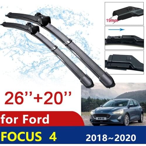 Car Wiper Blades for Ford Focus 4 2018~2020 2019 MK4 Front Window Windshield Windscreen Wipers Car Accessories Stickers