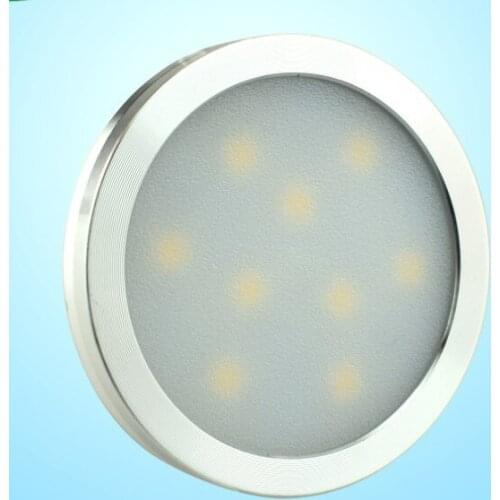 Free shipping 2.5W recessed LED puck light ultra thin round LED under cabinet light