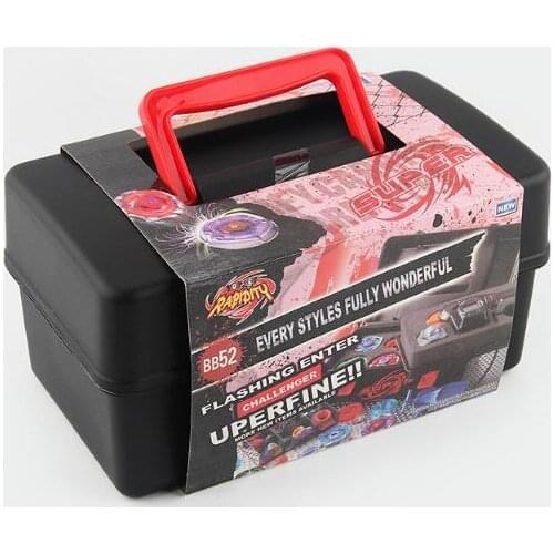 Bayblade Toys Children Boy Bay Metal Fusion Set Storage Box Top Spinning Top burst Launcher Toys Children GiftYH1168