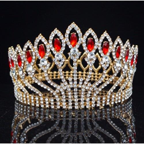 Sparkling Crystal Bridal Tiara Crowns For Girl/Women Headpiece Wedding Bride Diadem Decorations For Hair Jewelry Accessories
