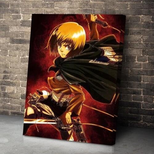 Home Decor HD Printed Anime Attack on Titan Canvas Painting Armin Arlert Poster Living Room Wall Art Modular Pictures No Framed
