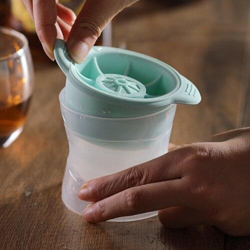 Bar Sphere Ice Cube Mold DIY Ice Ball Round Jelly Making Mould For Cocktail Whiskey Drink Kitchen Stackable Slow Melting Ball