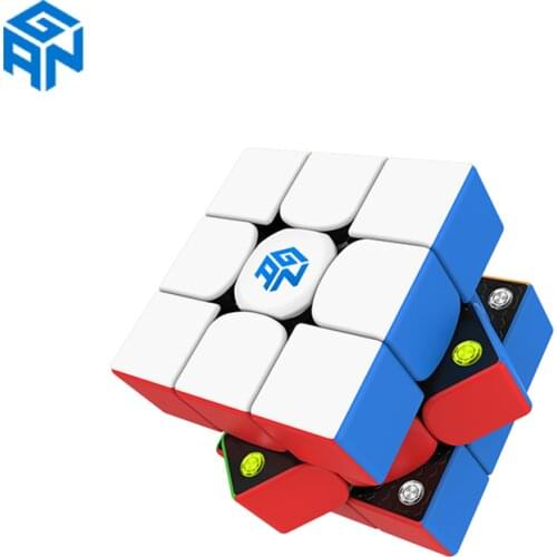 Fast delivery GAN cubes GAN 356 M stickerless 3x3 Speed cube Magnetic Professional Speed cube GAN356M 3x3 GAN 356 M Cubo Magico