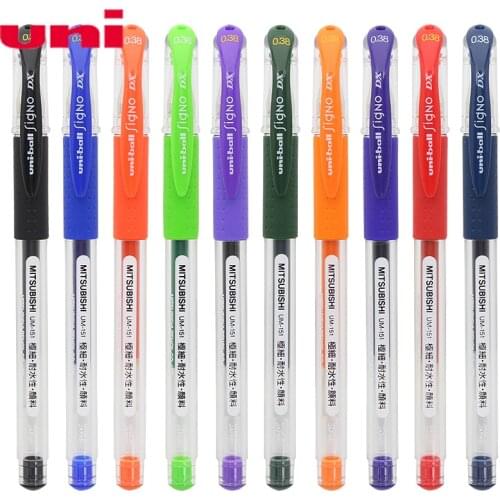 1pcs UNI UM-151 Gel Pen Signo Colored Gel Pen Bullet Signing Pen For School Student 0.38 mm