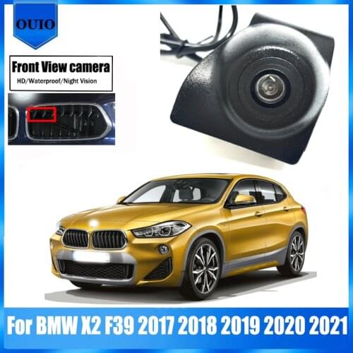 HD Front View camera For BMW X2 F39 2017 2018 2019 2020 2021 Night Vision / waterproof Front Parking LOGO Front Camera