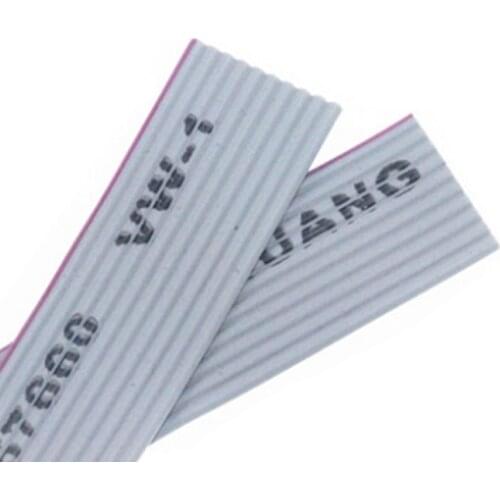 5 meters Grey Parallel Wire 10P 12P 14P 16P 20P 26P 34P 40P Gray Cable 1.27MM Pitch Copper Electronic Conductor Cable