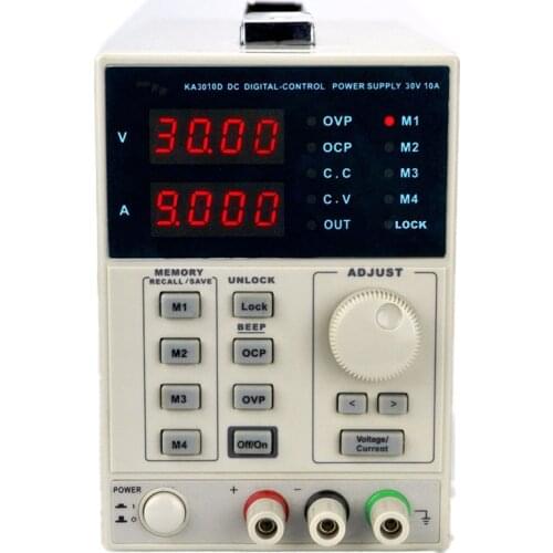 KORAD KA3010D -Precision Variable Adjustable 30V, 10A DC Linear Power Supply Digital Regulated Lab Grade
