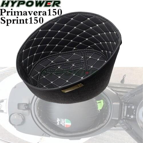 HOW tide PU Rear Trunk Cargo Liner Protector Motorcycle Seat Bucket Pad for Vespa Sprint150 Primavera150