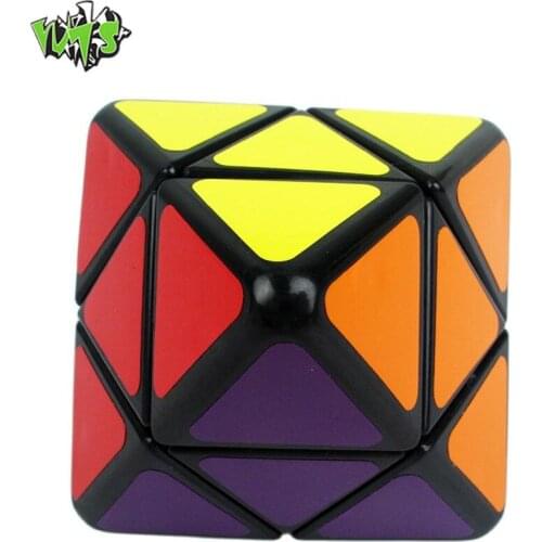 Lanlan Slant Diamond GEM Magic Cube Puzzle 3x3x3 Four-axis Octahedron Speed Square Professional Twist Game Educational Toys