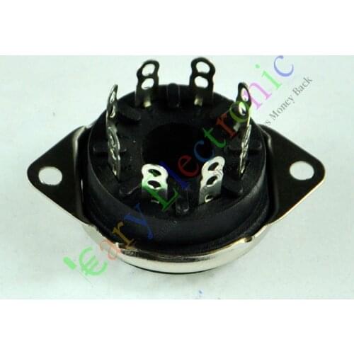 Wholesale and retail 4pcs 8pin Bakelite vacuum tube sockets valve base octal for EL34 KT88 6550 6SN7 free shipping