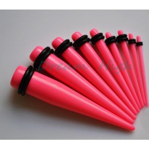 Free Shipping Ear piercing Taper stretcher plugs Flesh tunnel High Quality 1.6mm 2mm 2.5mm 3mm 4mm