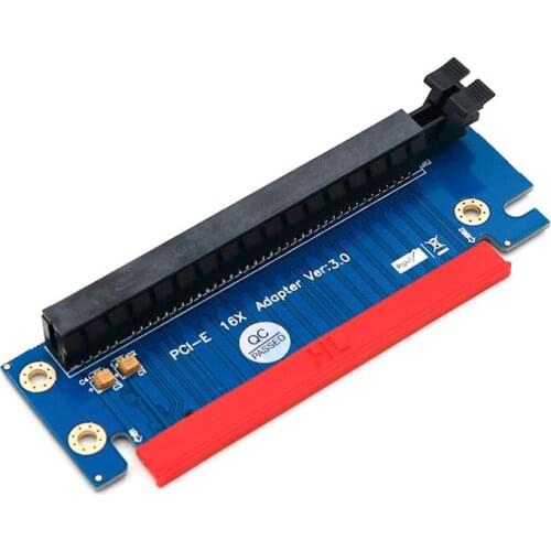 QINDIAN PCI Express 16x Riser Card PCIE Riser Graphics Card PCI E PCI-E Riser Adapter PCI-E 16X to 16X Raiser Card FOR 1U 2U NEW