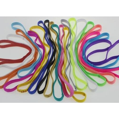 For christmas hot selling softball headband single non-sllip headband Sports Elastic Headbands for Girls women